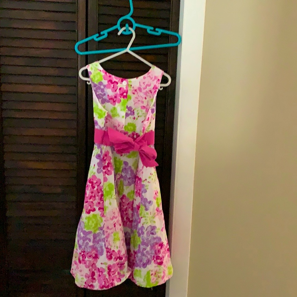 Youngland embroidered eyelet floral dress